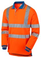 PULSAR&reg; PROTECT Cut Resistant HV Orange Polo Shirt