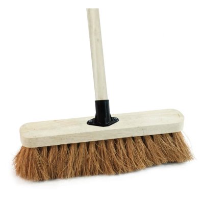 12" (300mm) Natural Coco Head Broom