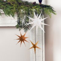 Hanging Star Decoration Set - Pack of 3