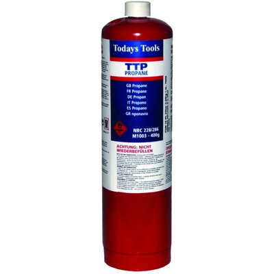 Disposable Propane GAS Cartridge 400G EN12205