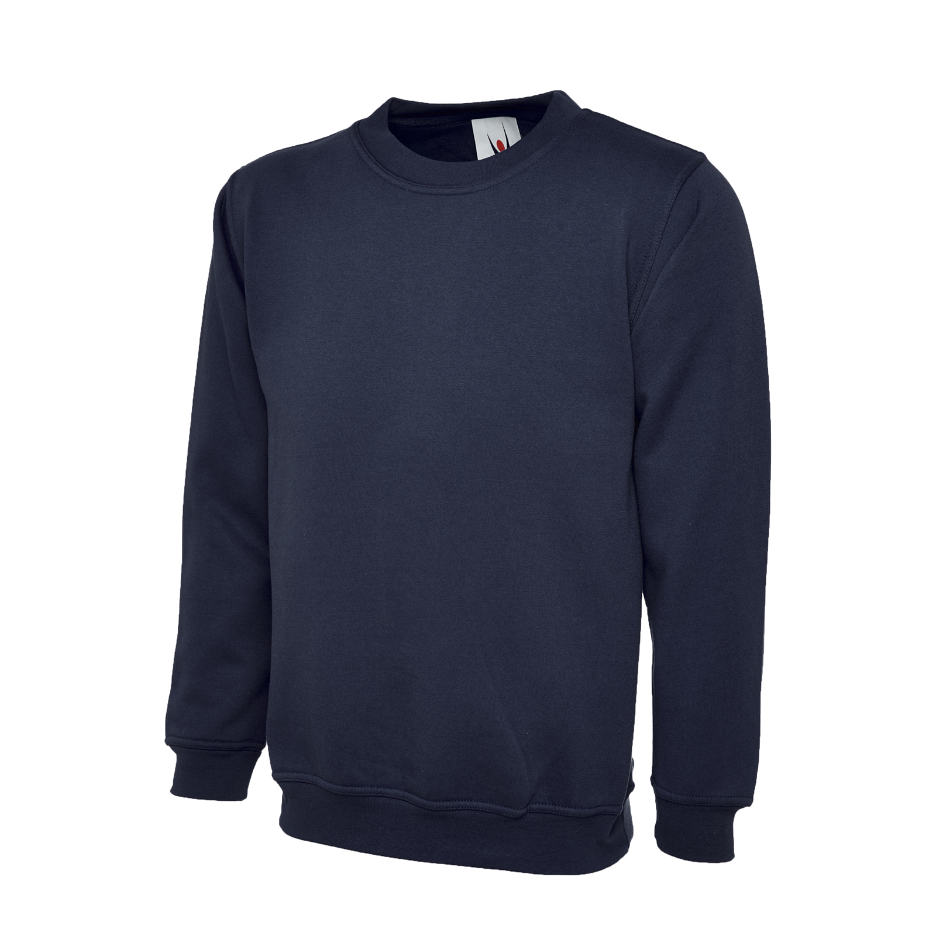 Uneek Deluxe Ladies Sweatshirt Crew Neck, Navy