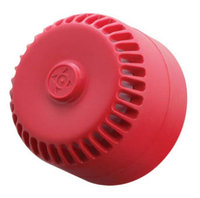 Fire Alarm Sounder 9-28vdc Shallow Base Red
