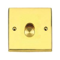 VICTORIAN BRASS HERITAGE DIMMER 400W 1 GANG 2 WAY