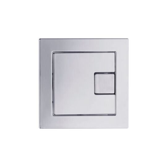 Tucker French Hampstead Square Dual Flush Button Chrome