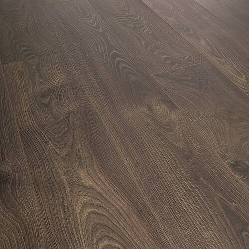 Swiss Solid Chrome Leysin Oak Laminate Flooring - 12mm 1