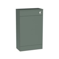 Tucker French Chiltern 500mm Square Edge Back To Wall WC Unit Matt Sage Green