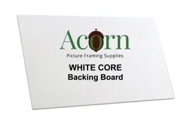 White Core Backing Board