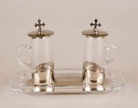 Cruet Set/Silver Finish   (88407S)
