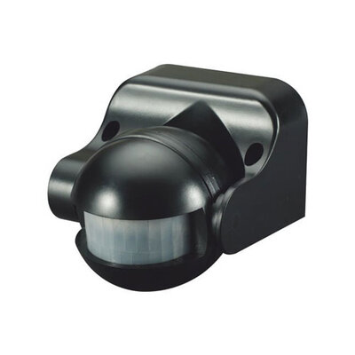 LED PIR Motion Sensor IP44 - Black
