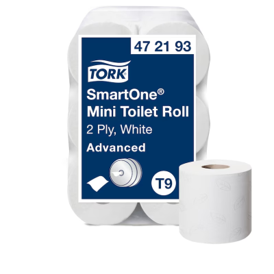 Tork SmartOne® Mini Toilet Roll White T9 472193