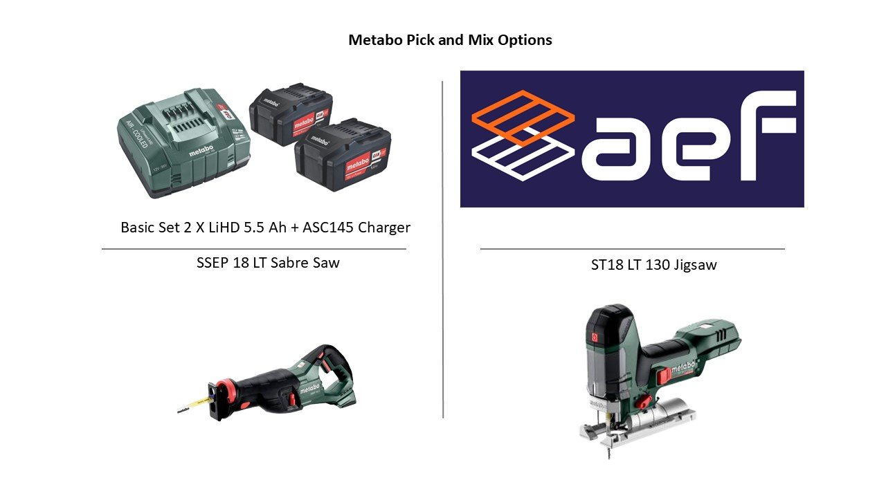 Metabo Pick and Mix, SSEP18LT+ STB18LT130BL