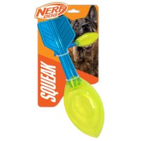 Nerf Dog TPR Squeak Vortex 12in Light Blue/Green 1x2