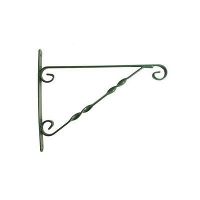 Blossom Hanging Basket Bracket Green 14"