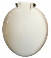 CELMAC FLAMENCO TOILET SEAT WITH STAINLESS STEEL FITTINGS