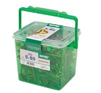 Spax 5x60mm Yellox Pozi Screws Tub 350