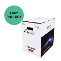 Triax CAT6 UTP PE Black 305m Pull Box - Outdoor PE jacket