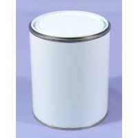 500ml Lid White/Plain For Lever Tin