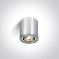 ONE Light Round GU10 Adjustable Surface Spot with Trim