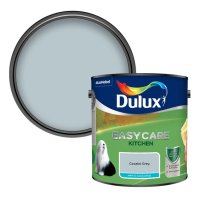 Dulux Easycare Kitchen Coastal Grey Colour Swatch & 2.5L Paint Tin