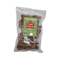 Pure & Natural 15cm Braided Bulls Pizzles 1x25
