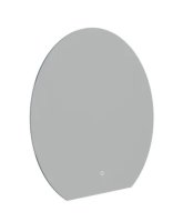 RISE ROUND CUTTED BOTTOM 1000MM MIRROR WITH HIDDEN LED LIGHT