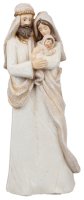 Resin Nativity/Holy Family/White Finish-12 inch   (89395)