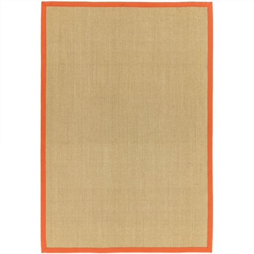 Sisal Rug Linen/Orange - 120 x 180cm  1