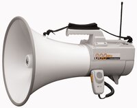 TOA ER-2930W | 30W Grey Shoulder Megaphone with Whistle & Wireless Mic
