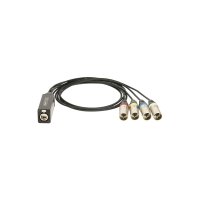 Klotz CATLink MINI 4-channel multicore adapter etherCON and XLR 3p. male