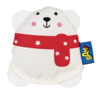 2026 BAM! Christmas Polar Bear Cat Toy x 6