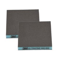 3M&trade; Two-Sided Sanding Sponge, 124 mm x 98 mm, Ultrafine 600-800,