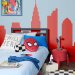 Kids Bedroom painted in Dulux Easycare Marvel Spiderman Spider Silk