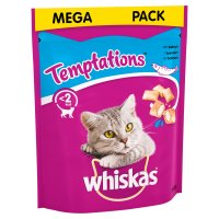Whiskas Temptations Cat Treats with Salmon 4x180gm