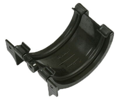 112mm Roundstyle Joint/Union Bracket Cast Iron Effect