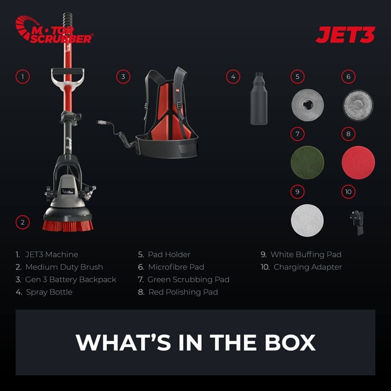 MOTORSCRUBBER JET3 STARTER KIT