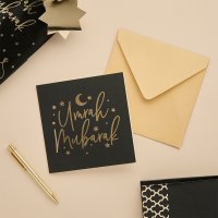 Umrah Mubarak Greeting Cards - Pack of 4