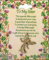 Angel Pin Brooch/To My Sister   (1719)
