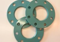 DN65 Metric PN16 3M Red Thick 10mm Green Scotchkote 206N or Resicoat R4 Backing Flanges DWI and WRAS Approved OD 185MM / ID 75MM / THK 10MM