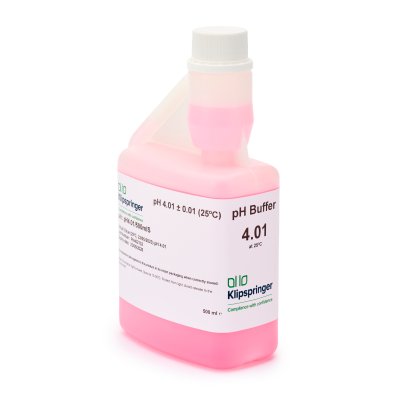 Buffer Solution in Dosing Bottle - 500ml - pH 4