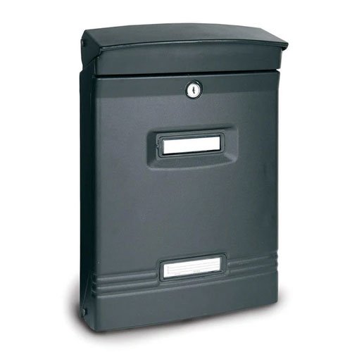 Ibiza Post Box - Cast Iron Grey
