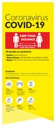 COVID-19 HSE (Ireland) Pull up banners 850mm x 2000mm