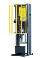 Pneumatic shock absorber disassembly press