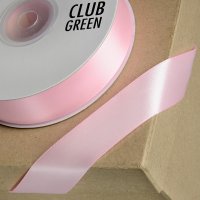 Double Sided Satin Ribbon Pink - 3mm x 25m