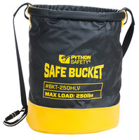 Python Standard safe bucket, load rating 113.4 kg (250 lbs), Hook and loop, Vinyl, 30L