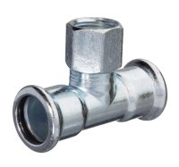 76x3/4" MS30 MPRESS STAINLESS STEEL FEMALE TEE