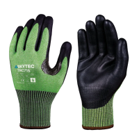 Skytec Cut E Glove TRC715, Green/ Black