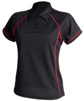 Finden & Hales Ladies Coolplus Performance Piped Polo Shirt