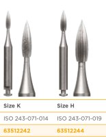 Dentsply Sirona RA Steel Finishing Flame Bur - 6pk 019 / Size H - DMI Ireland's Leading Dental Supplier - Next Day Delivery
