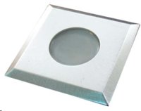 MAINS SQUARE LED DECK LIGHT 0.8WATT  IP65 WHITE