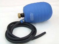 100mm 4" BLUE PVC / RUBBER DRAIN TEST BAG COMES WITH TEST POINT